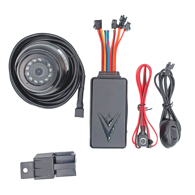 Smart Fleet Safety Device Offering GPS Tracking with Route Playback Camera Monitoring SOS Alarm and Multi Vehicle Protection
