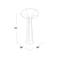 Treillis de jardin en métal en forme de parapluie, support de plante haut et antirouille, obélisque pour plantes grimpantes, fleurs, décoration extérieure de jardin