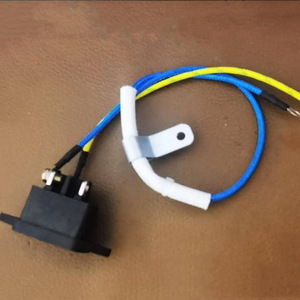 Prise de courant noire en cuivre pur à trois broches avec fusible et cordon pour accessoires de cuiseur à riz - Product Image 1