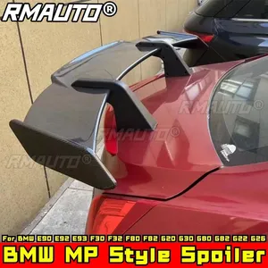 สปอยเลอร์หลังทรง MP ลายคาร์บอนไฟเบอร์ สำหรับ BMW E90 E92 E93 F30 F32 F80 F82 G20 G30 G80 G82 G22 G26 - Product Image 1