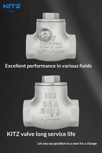<span class=keywords><strong>วาล์ว</strong></span>กันกลับแบบสวิงเกลียวเกลียวชนิดแมนนวล <span class=keywords><strong>KITZ</strong></span> Japan UO Type 304 สแตนเลส ขนาด 1/2"-2" 1.4MPa 120 สำหรับน้ำ น้ำมัน แก๊ส ท่ออุตสาหกรรม - Product Image 4