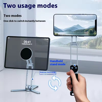 B30 trépied de support de téléphone portable magnétique pliable multifonctionnel de bureau adapté aux tablettes