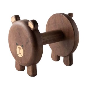 Solid Wood Bear Tissue Holder Wall Mounted Creative Home Furnishing For Living Room <b>Kitchen</b> Toilet <b>Paper</b> Holder - Product Image 1