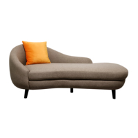 Canapé inclinable moderne de luxe en tissu confortable avec cadre en bois, idéal pour hôtels, villas et espaces intérieurs.