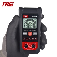 Multimètre numérique LCD professionnel TASI TA806A, multimètre True RMS direct usine avec mesure de courant et de résistance, origine Chine