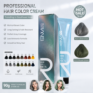 Prodotti per la Cura dei Capelli all'Ingrosso, Crema Colorante per Capelli a Base di Erbe di Qualità Premium, Basso Contenuto di <span class=keywords><strong>Ammoniaca</strong></span>, Copre i Capelli Grigi, Crema Colorante Permanente - Product Image 1