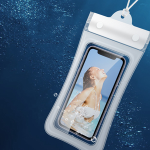 Pochette Étanche Portable d'Été pour Smartphones Plage Sous l'Eau, <span class=keywords><strong>Coque</strong></span> Téléphone Étanche IPX8, 3 Plis, Logo Personnalisable - Product Image 3