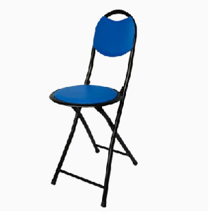 Petite chaise pliante en métal <span class=keywords><strong>de</strong></span> style moderne pour salle à manger, bar, parc, salle <span class=keywords><strong>de</strong></span> sport, atelier, mobilier <span class=keywords><strong>d</strong></span>'extérieur, chaise pliante durable avec structure en métal - Product Image 2