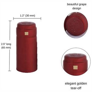 Cápsulas termorretráctiles <span class=keywords><strong>de</strong></span> PVC para vino, tapas retráctiles para botellas <span class=keywords><strong>de</strong></span> licor, para vinotecas y uso doméstico, nuevo estilo - Product Image 2
