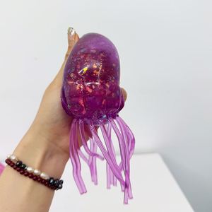 Juguetes Sensoriales Antiestrés de Gelatina con Purpurina Súper Blandos de Medusa, Tamaño Jumbo 8*15cm, para Recuerdos de Fiesta, desde Almacén de EE. UU. - Product Image 5