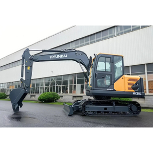 Excavadora de cadenas multifuncional de 8 toneladas HX80G, potente excavadora para minería a pequeña escala. - Product Image 1