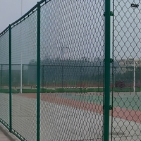 Clôture en treillis métallique facile à installer pour terrain de football