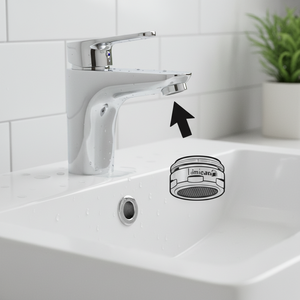 Bossini RUB0009 Aeratore Moderno in Plastica per Rubinetto, Risparmio Idrico per Bagno e Cucina, Italia - Product Image 3