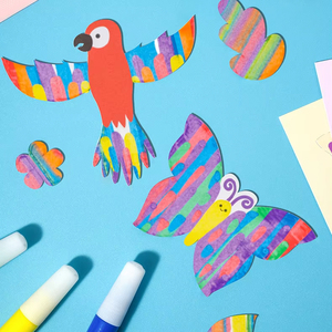 Juego de Juguetes de Raspado de Pintura Náutica Arcoíris para Niños, Papel de Raspado Creativo para Pintura por Puntos DIY de 4.5 Pulgadas, Ideal para Fiestas - Product Image 4