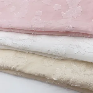 Tela de Chifón Ligera 100% Poliéster, Resistente a la Contracción, Colorida, Teñida con Diseño de Girasoles, para Cortinas, Prendas y Niñas, Directo de Fábrica - Product Image 3