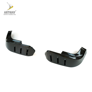 Pièces de réglage de style urbain noir brillant ABS séparateur de lèvre avant <span class=keywords><strong>coin</strong></span> de pare-chocs pour Land Rover Defender 2020-2024 séparateur avant - Product Image 4