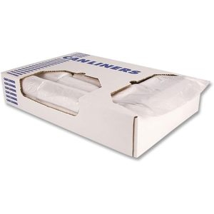 Bolsas de Basura de Alta Densidad Boardwalk Z4824LNKR01, 10 Galones, 8 Micras, 24 x 24 Pulgadas, Naturales, para Uso Doméstico, 1000 Unidades por Caja - Product Image 5