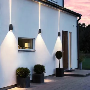 outdoor garden IP65 led wall sconce light AC110V AC220V waterproof beautiful effect wall lamp