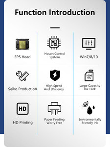 Audley S3200 3.2M Kỹ thuật số phun Decal máy in với photoprint phần mềm, bốn EPS 3200 đầu, i3200 đầu 3200DPI - Product Image 6