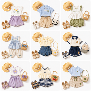 Ropa de Verano para Niños al por Mayor, Lotes Surtidos de Conjuntos para Niños Pequeños, Liquidación de Excedentes de Fábrica para Cooperación a Largo Plazo - Product Image 3