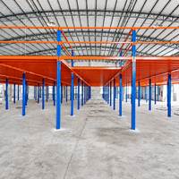 Système de rayonnage industriel en acier homologué ISO, système de rayonnage à étage pour entrepôt industriel