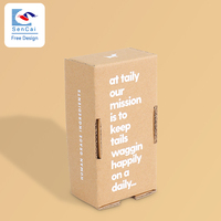Boîte d'Expédition Kraft, Emballage en Carton Rigide pour Petites Boîtes d'Envoi