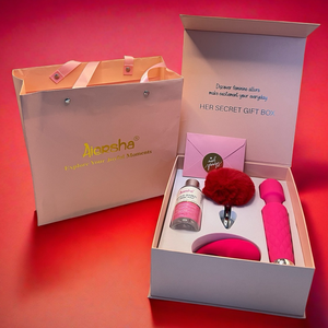 Aiersha lujo Día <span class=keywords><strong>de</strong></span> San Valentín <span class=keywords><strong>pareja</strong></span> regalo adulto romántico erótico amantes sexo juguete regalo AV varita vibrador 4 piezas conjunto - Product Image 1