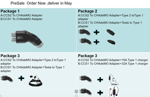 Adaptador de Carga para Vehículos Eléctricos DC 250A, Adaptador CCS2 a CHAdeMO, Convertidor Combo 2 a CHAdeMO para Nissan Leaf - Product Image 5