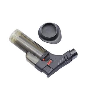 เทรนด์ใหม่ไฟแช็คWindproofโรงงานรีฟิลโลโก้ที่กําหนดเองที่มีประสิทธิภาพซิการ์ไฟฉายไฟแช็กCampingของขวัญกล่องโลหะMinimalist 1 ชิ้น - Product Image 5