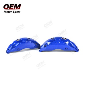 Kit complet de freinage Audi - Étriers bleus à 6 pistons avant et 1 piston arrière, kit de freinage de grande taille pour A4/A5/A6/Q5, nouveau système de freinage - Product Image 4