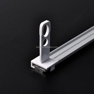 Rails électriques personnalisables en aluminium et fer robustes pour montage <span class=keywords><strong>au</strong></span> plafond ou <span class=keywords><strong>au</strong></span> <span class=keywords><strong>mur</strong></span>, tension rétractable, extension de 10 cm par côté - Product Image 3