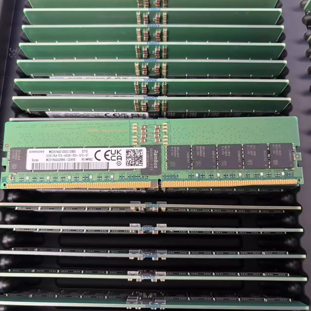 New in Stock M321R4GA3BB6-CQK 32GB DDR5-4800 ECC RDIMM RAM MEMORY for SERVER