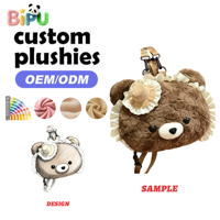 Fabricant de sacs en peluche personnalisés OEM, sac à dos en peluche ours en peluche, sacs en peluche rembourrés de coton PP, ODM selon votre conception