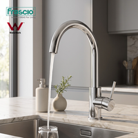 Robinet de cuisine Frascio Factory Supply Watermark WELS 6 étoiles, mitigeur doré, robinets d'eau modernes noirs, robinet de cuisine