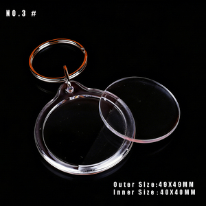 Llavero Acrílico Transparente Personalizado con Marco para Foto, Inserto para Foto o Imagen, Anillo para Llaves en Blanco - Product Image 6
