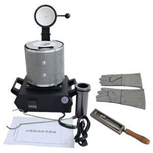 Fourneau de fusion à creuset de 1/2/3 kg avec filet de protection pour l'affinage de l'or, de l'argent, du cuivre et de l'aluminium - Product Image 6