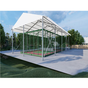 Tente de toit de stade moderne en acier préfabriqué, très vendue, avec revêtement PVDF, pour terrains de football, de basketball et de padel, et auvent d'ombrage - Product Image 3