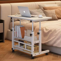 Bureau d'ordinateur moderne en bois massif personnalisable avec rangement, hauteur réglable, pliable, pour chambre, bureau, salle à manger, apprentissage