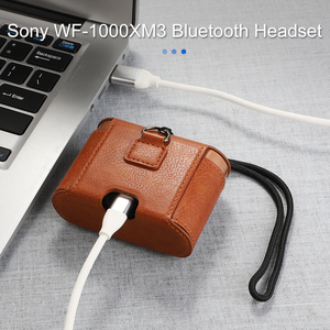เคสกระเป๋าสำหรับชาร์จไร้สาย,หูฟังแบบแม่เหล็กปิดหูสำหรับ <span class=keywords><strong>Sony</strong></span> <span class=keywords><strong>Wf</strong></span>-<span class=keywords><strong>1000xm3</strong></span>หูฟังเอียร์บัดหูฟังกระเป๋าใส่ - Product Image 4