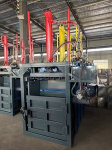 Полуавтоматический вертикальный пресс для мусора и отходов, гидравлический пресс-подборщик для картона и пластика, 60Т, 10Т, 30Т - Product Image 5