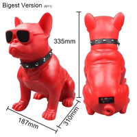 CH-M11 Corneta Portátil Mini Altavoces con Diseño de Perro de Dibujos Animados, Súper Bajo, Gran Voz, Bulldog Francés
