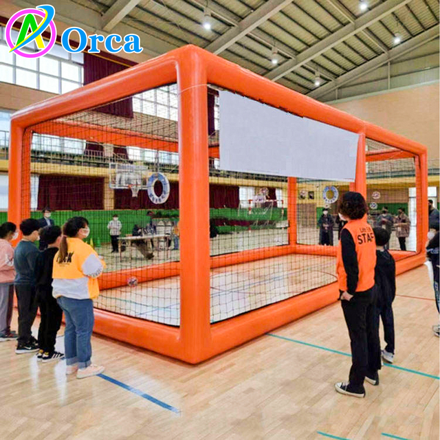 Factory Inflatable Drone Football Field Air Sealed PVC Event Drone Soccer Ball Game Inflatable Tent Drone Obstacle Arena