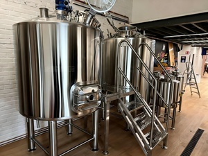 Sistema de Elaboración de Cerveza Artesanal de Acero Inoxidable de 20bbl 2000L, Equipo de Cervecería Comercial, Sistema Completo para Cervecería Artesanal y Restaurante - Product Image 1