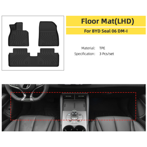 Accesorios <span class=keywords><strong>para</strong></span> coches eléctricos BYD Seal 6 Dmi: Alfombrilla <span class=keywords><strong>de</strong></span> suelo, alfombrilla <span class=keywords><strong>de</strong></span> maletero trasero, organizador <span class=keywords><strong>de</strong></span> maletero trasero, guardabarros, protector <span class=keywords><strong>de</strong></span> umbral <span class=keywords><strong>de</strong></span> puerta, accesorios Seal 06 - Product Image 3