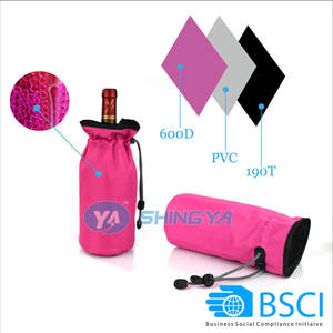 Promosi tas Tote pendingin anggur 420D + gel tas pendingin anggur terisolasi - Product Image 5