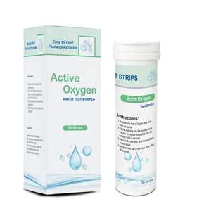 Kit de <span class=keywords><strong>test</strong></span> rapide d'eau Offre Spéciale bandes de ré<span class=keywords><strong>actif</strong></span> d'<span class=keywords><strong>oxygène</strong></span> <span class=keywords><strong>actif</strong></span> d'ozone pour <span class=keywords><strong>spa</strong></span> et bain à remous - Product Image 1