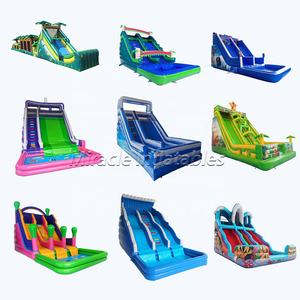 Parc aquatique gonflable à double toboggan Blue Wave commercial avec <span class=keywords><strong>piscine</strong></span>, nouveau design pour la <span class=keywords><strong>location</strong></span> de fêtes dans la cour et les <span class=keywords><strong>vacances</strong></span> d'été - Product Image 5