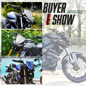 XXUN - Parabrisas de Aleación de Aluminio para Motocicleta, Deflector de Viento, Visera, Accesorios para <span class=keywords><strong>Yamaha</strong></span> <span class=keywords><strong>MT</strong></span> 15 2019-2022, <span class=keywords><strong>MT</strong></span> <span class=keywords><strong>125</strong></span> <span class=keywords><strong>2020</strong></span>-2022 - Product Image 5