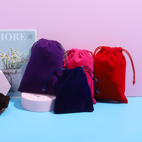Sac d'emballage de bijoux en velours cadeau