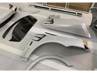 Kit de carrosserie en Fiber de carbone de style M de haute qualité pour jupes latérales de pare-chocs de diffuseur de lèvre avant de Rolls Royce Cullinan